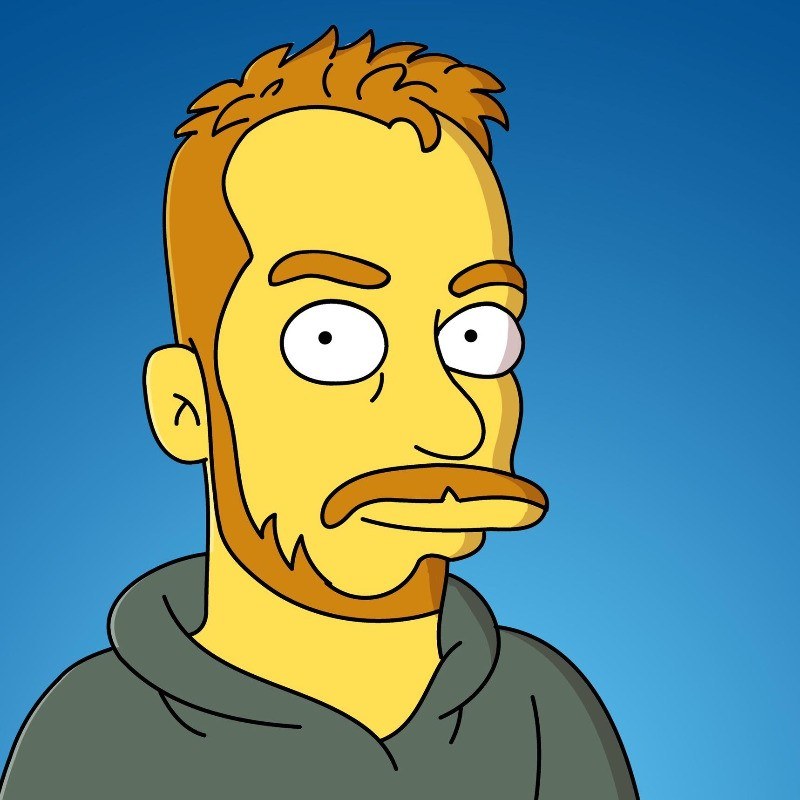Illustrated portrait of Michael Murphy